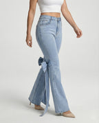 Damen Jeans High Waist Schlag
