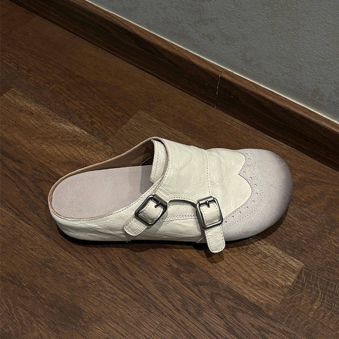 Damen Komfortable Clogs mit modischem Schnallen-Design R&B