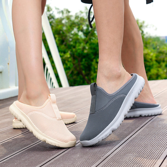 Damen nan leichte Schnelltrocknende Strand- und Pool-Slipper aus atmungsaktivem Wabenmesh mit flexibler profilierter Leichtsohle R&B