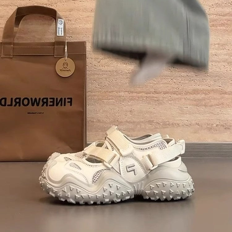 Damen Outdoor-Sneaker mit atmungsaktiver Mesh-Oberfläche und rutschfester Profilsohle R&B
