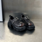 Damen Chunky Clogs mit modischer Schnallenverzierung und rutschfester Sohle R&B