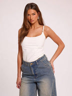 Damen Minimalistisches Spaghetti-Top R&B