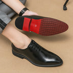 Herren Elegante Schnürschuhe aus hochwertigem Leder