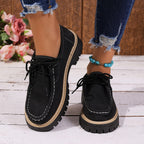 Damen Sportliche Mokassins mit robustem Profil und modischen Details R&B
