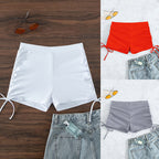 Damen Strukturierte Badeshorts mit verstellbaren Seitenbändern R&B