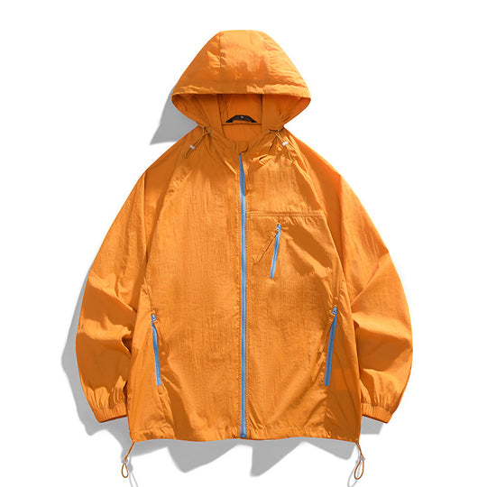 Herren leichtgewichtige Windjacke mit praktischen Taschen und atmungsaktiven Eigenschaften R&B