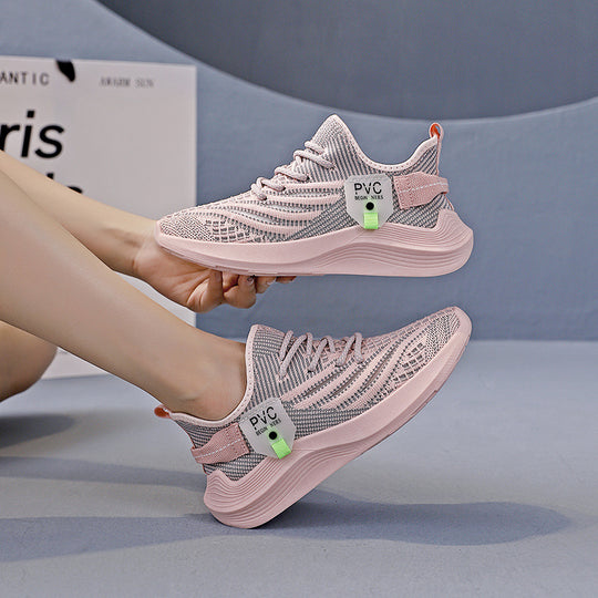 Damen Sportliche Sneakers mit atmungsaktivem Obermaterial und stabiler Sohle R&B