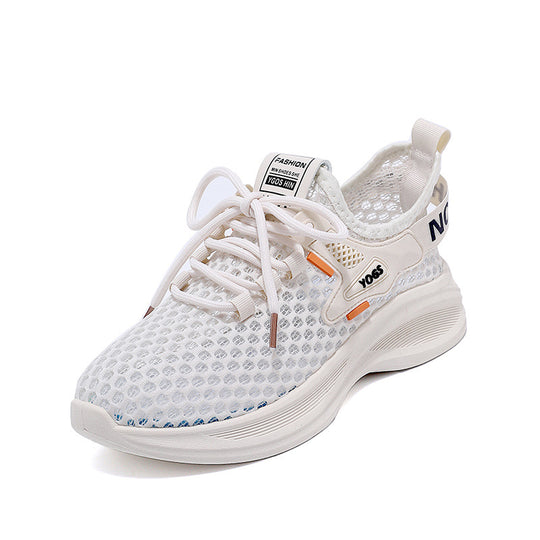 Damen Sneakers mit atmungsaktiver Netzstruktur und dämpfender Sohle R&B