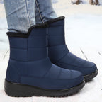 Damen Isolierte Winterstiefel mit warmer Fütterung und rutschfester Sohle R&B