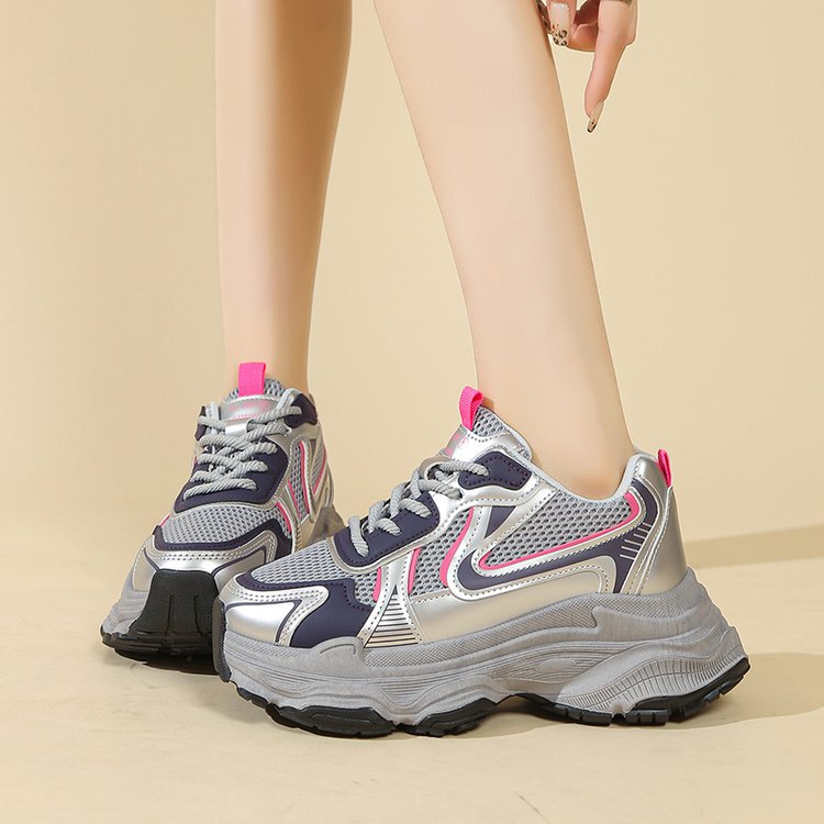 Damen Sportliche Lauf-Sneaker mit atmungsaktivem Mesh und gepolsterter Sohle R&B