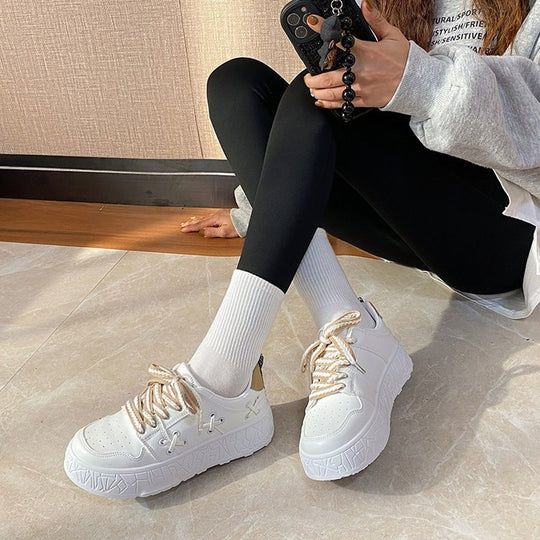 Damen Sportliche Sneakers mit atmungsaktivem Obermaterial und trendigem Design R&B
