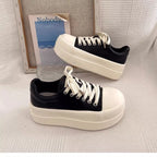 Damen Sneaker mit modischer Plateau-Sohle