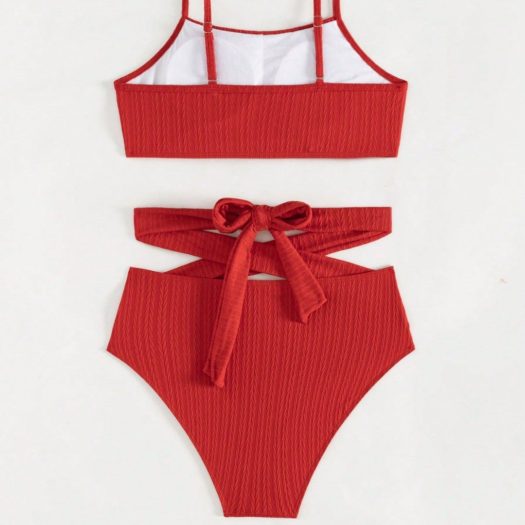 Damen Hochtaillierter Bikini mit angesagtem Schnitt R&B
