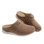 Damen Clogs mit floralem Lochdesign und komfortabler Fußbettgestaltung R&B