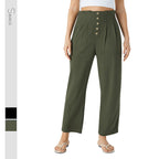 Damen Hochwertige Stoffhose