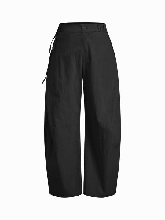 Damen lässige Culotte-Hose mit elastischem Bund und praktischen Seitentaschen R&B