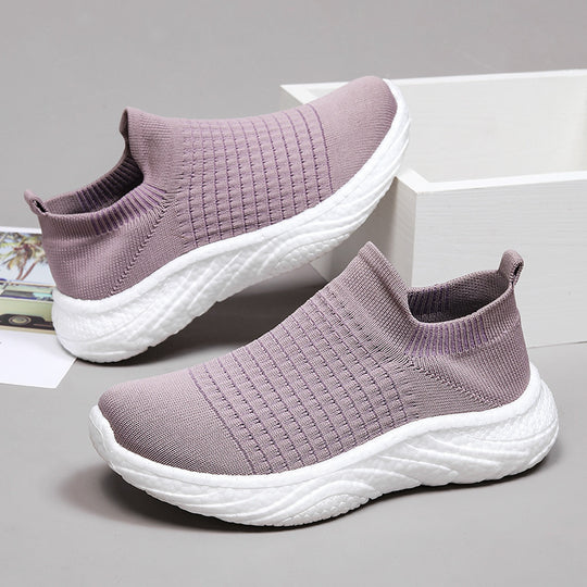 Damen atmungsaktive Slip-On Sneakers R&B
