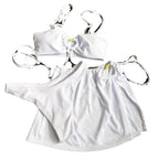 Damen Sportlicher Bikini mit Bandeau-Oberteil und lässigem Rock R&B