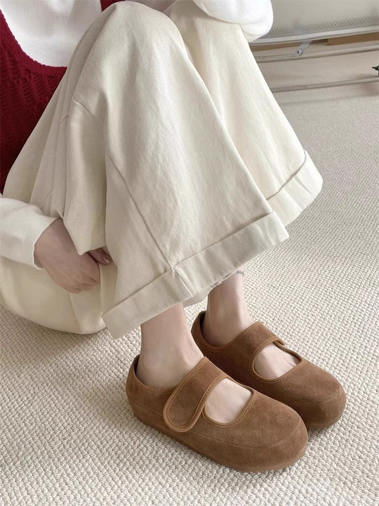 Damen Bequeme Clogs mit Klettverschluss und ergonomischer Sohle R&B