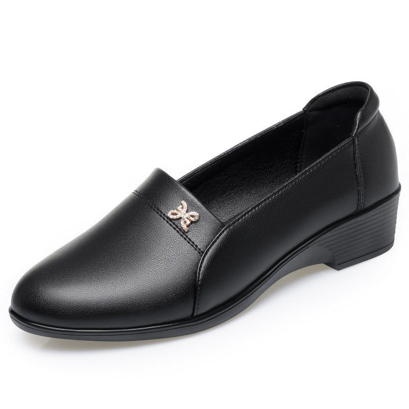 Damen elegante Slipper mit modischem Schmuckdetail und bequemer Sohle R&B