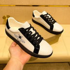 Damen modische Sneakers mit gestickter Bienenmuster und gepolsterter Innensohle R&B