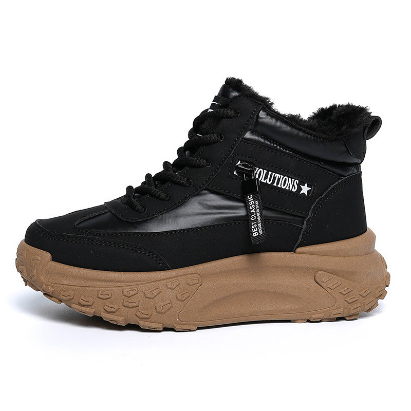 Damen High-Top Sneakers mit isolierendem Fleece und rutschfester Profilsohle R&B