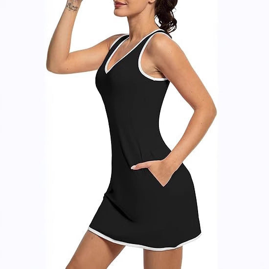 Damen Sportliches Tennis-Kleid mit modernen Akzenten und bequemem Schnitt R&B