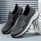 Damen Bequeme Slip-On Sportschuhe mit atmungsaktivem Mesh-Obermaterial R&B