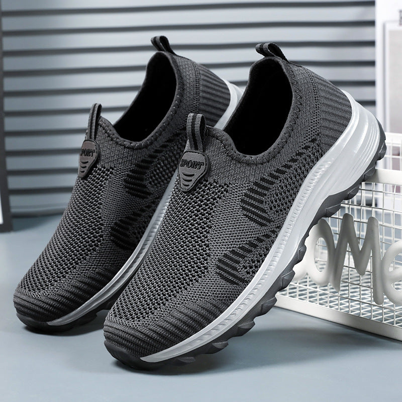 Damen Bequeme Slip-On Sportschuhe mit atmungsaktivem Mesh-Obermaterial R&B