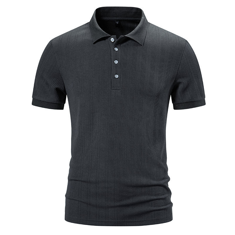 Herren Polohemd mit strukturiertem Design