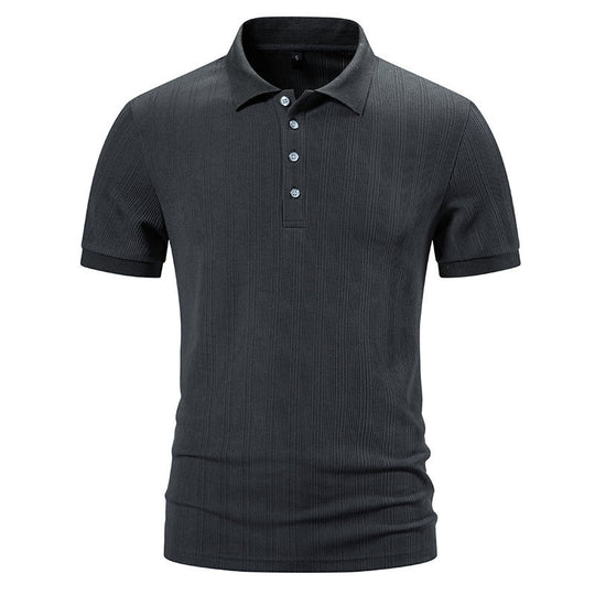 Herren Polohemd mit strukturiertem Design R&B