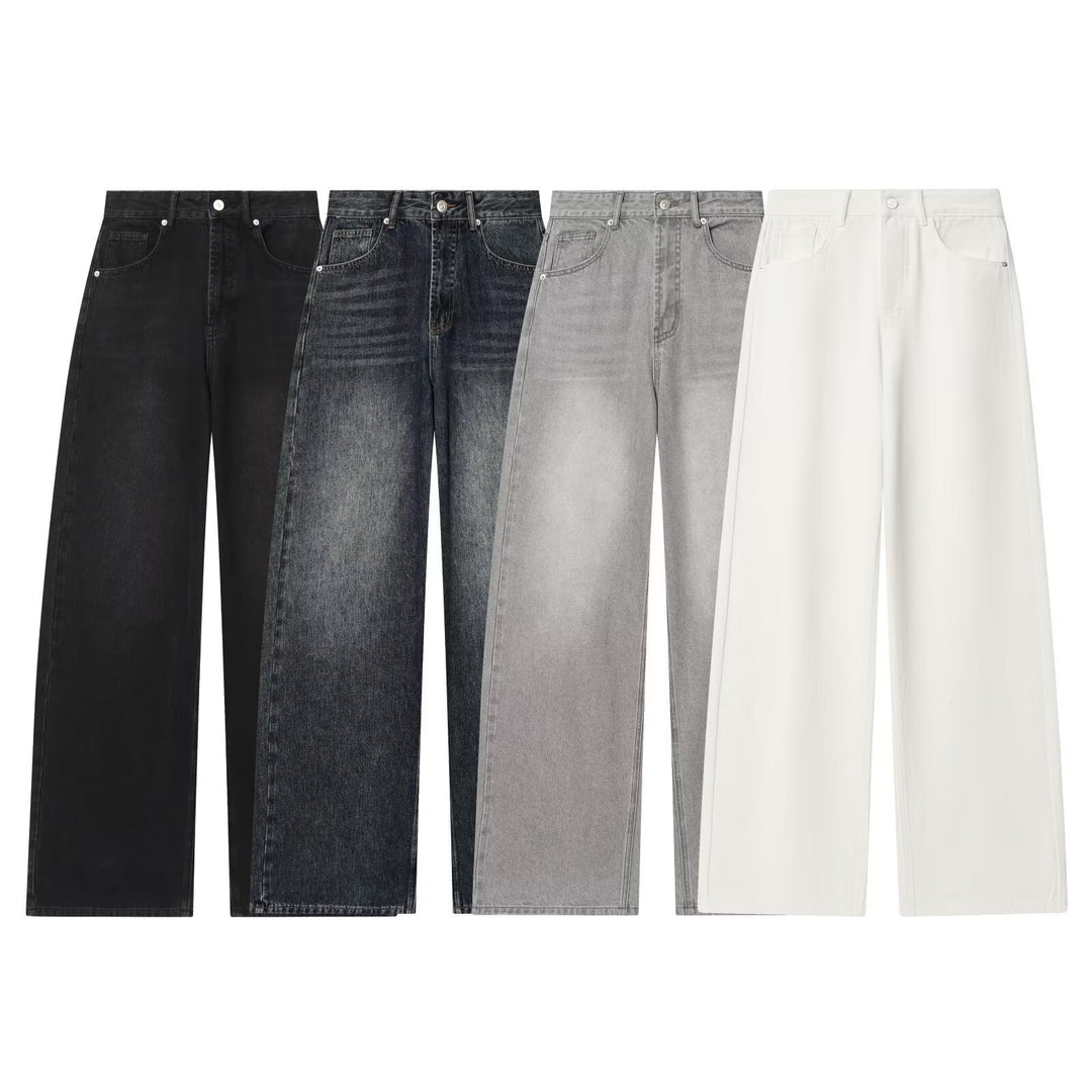 Damen weite Hochbundhose aus nachhaltigem Material mit eleganter Textur R&B