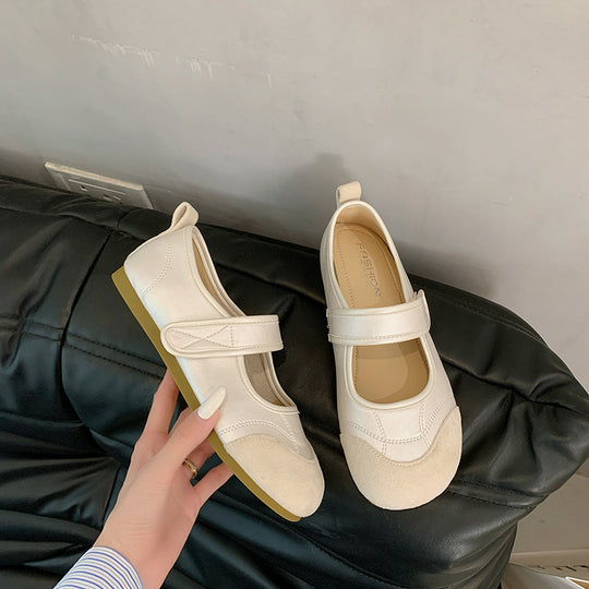 Damen Ballerina mit verstellbarem Riemen von R&B