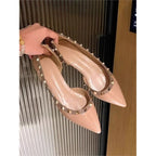 Damen spitze High Heel Pumps mit geschmücktem Riemchen R&B