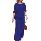 Damen Lässiges Zweiteiliges Outfit mit weitem Schnitt und lässigem Design R&B