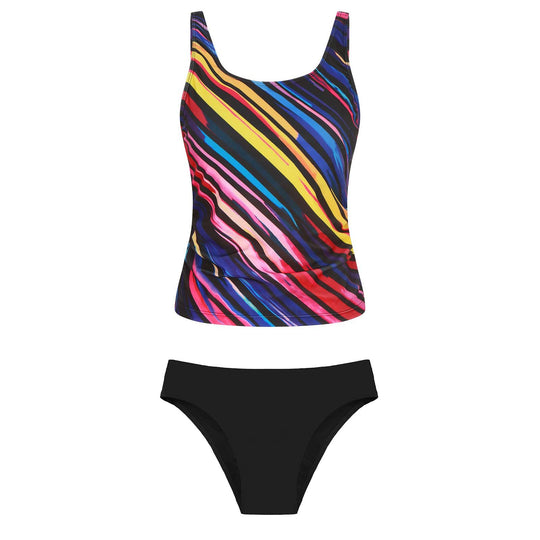 Damen Bikiniset mit floralem Oberteil und klassischem Unterteil R&B