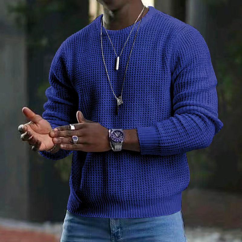 Herren Strukturierter Pullover R&B