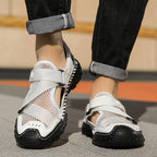 Herren Atmungsaktive Sport-Sandalen mit verstellbarem Riemensystem R&B