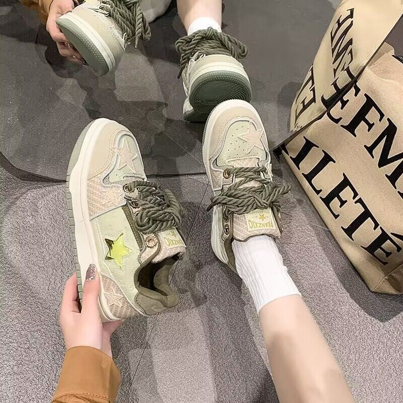 Damen Sportliche Freizeitschuhe mit modischem Sternen-Design R&B