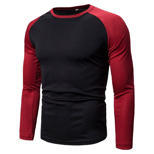 Herren Sportliches Langarm-T-Shirt mit atmungsaktivem Funktionsmaterial R&B