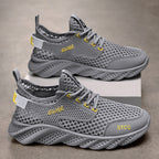 Damen atmungsaktive Mesh-Sneaker mit flexiblem Sohlen-Design
