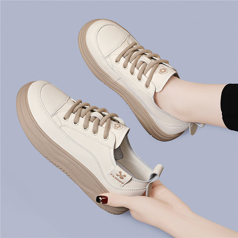 Damen Modische Plateau-Sneaker mit minimalistischer Form R&B