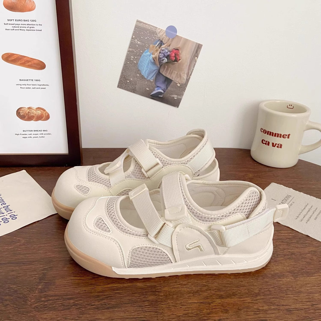 Damen Sportschuhe mit verstellbaren Klettverschlüssen und atmungsaktiver Sohle R&B