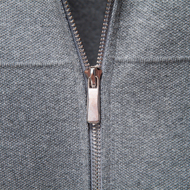 Herren modische Freizeitjacke mit hochwertigem Reißverschluss R&B