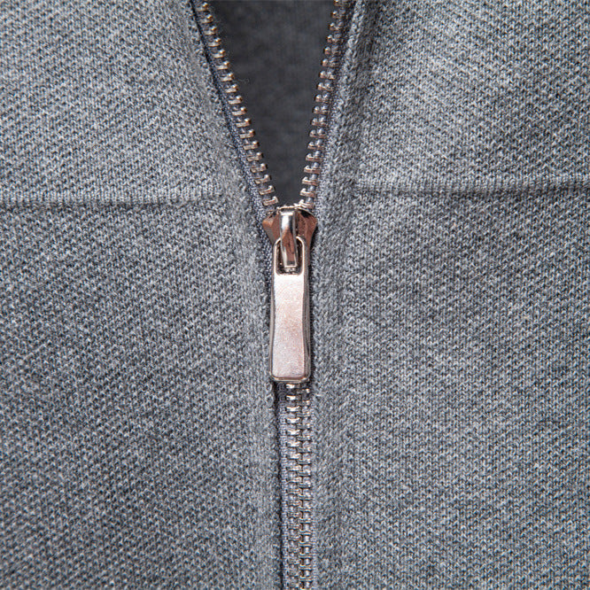 Herren modische Freizeitjacke mit hochwertigem Reißverschluss