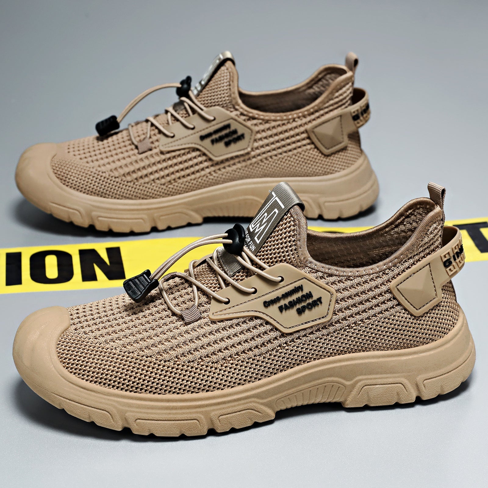 Damen Sportliche Freizeit-Schuhe mit atmungsaktivem Mesh-Obermaterial R&B