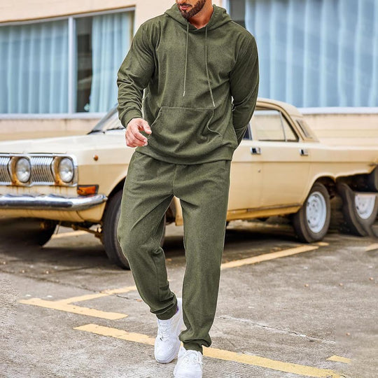 Herren Kapuzenpullover und Jogginghose Set R&B