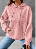 Damen Kapuzenpullover aus strukturiertem Material R&B