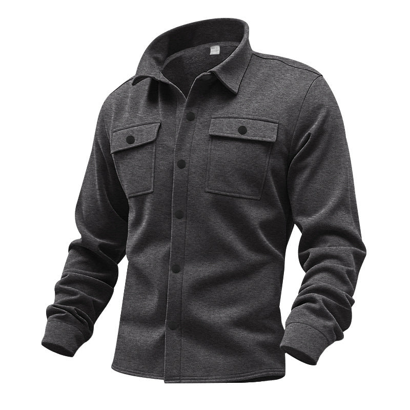 Herren strukturierte Arbeitsjacke mit praktischen Taschen R&B