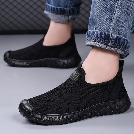 Damen Atmungsaktive Slip-On Sport Sneakers mit flexiblem Mesh-Obermaterial R&B